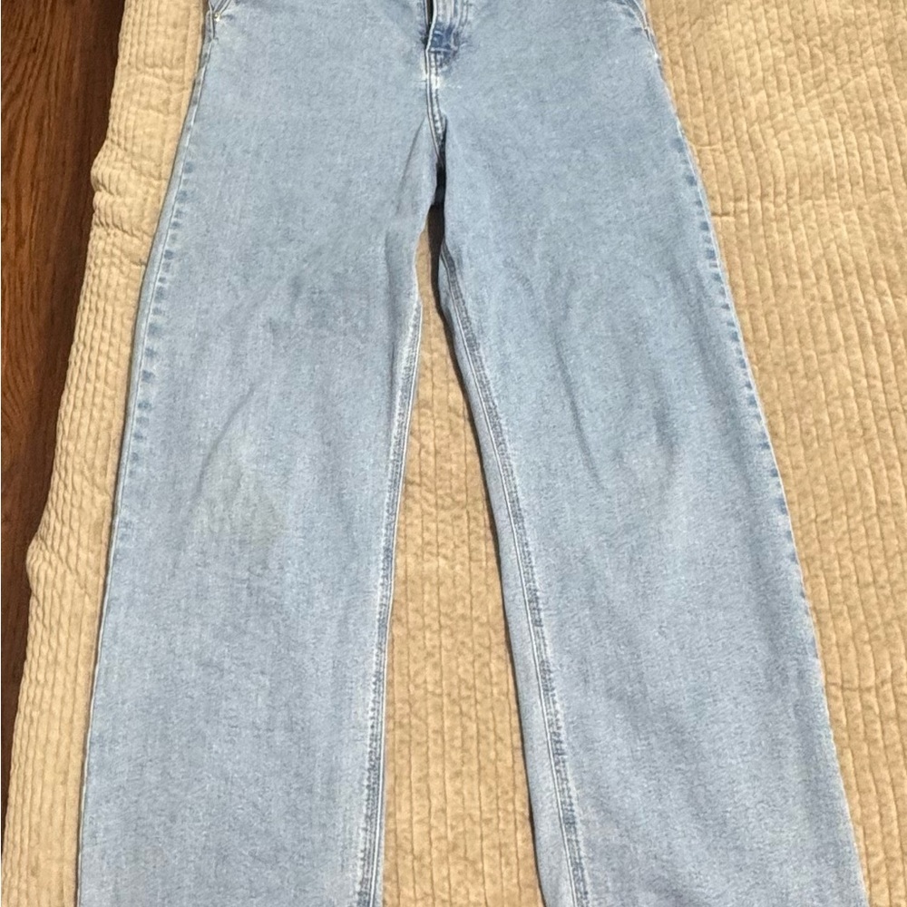 Levi's Light Blue Wide Leg Jeans